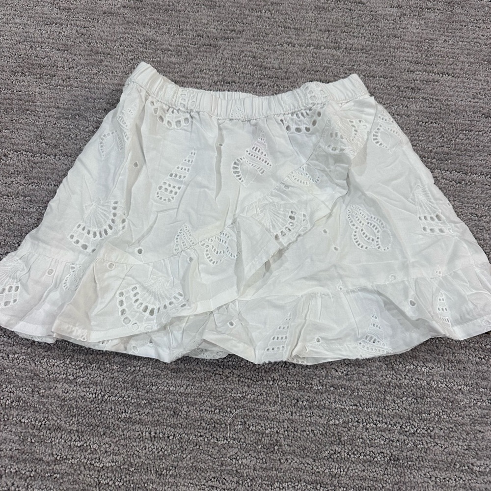 Vineyard Vines White Eyelet Mini Skirt
